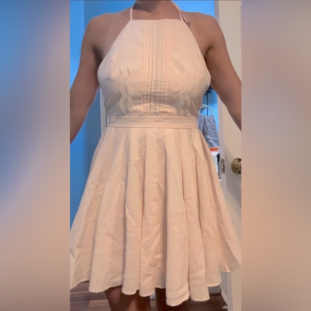 Double Zero backless halter dress- size M